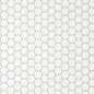 Le Cafe White 1x1 Hexagon Mosaic Gloss