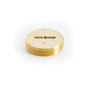 Countersunk Tapped Cleanout Plug, 3 in, 1/4-20, Brass