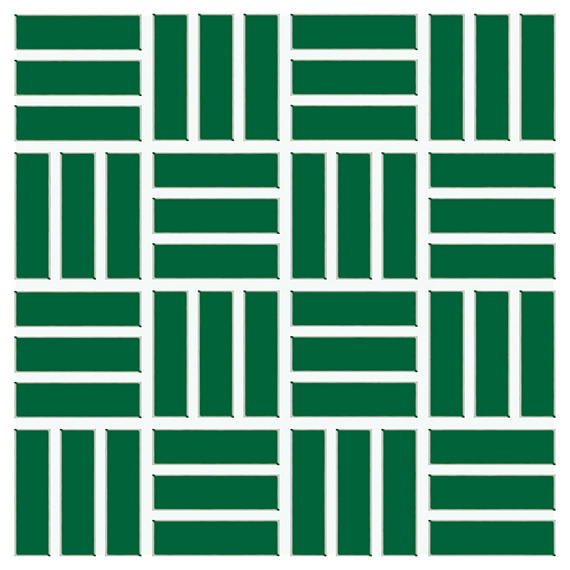 Artefino Jewel Emerald Hexagon 3X3 Glossy