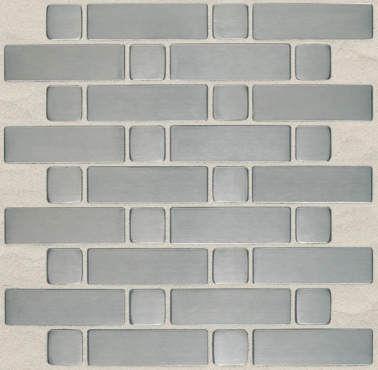 Metallica Brushed Stainless Steel Square 4X4 Satin