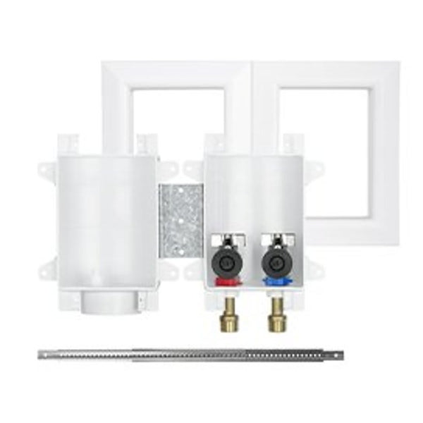 OxBox™ Outlet Box With Valve, 1/2 in, Female C x 3/4 in, Male Hose Thread Outlet, ABS