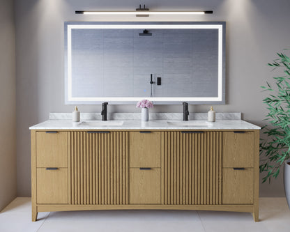 Palmilla Double Bathroom Vanity - 84W x 35H x 22D