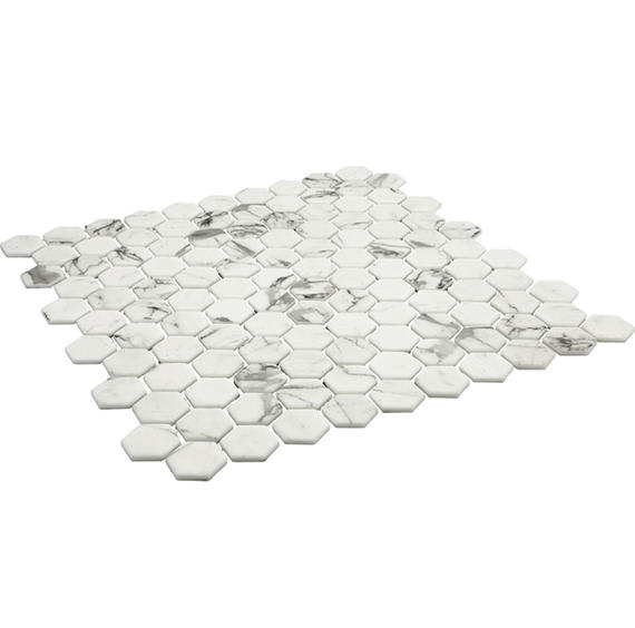 Uptown Glass Posh Resort Hexagon 1X1 Matte