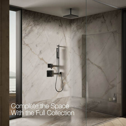 Honesty Square 10" Single Function 1.75 GPM Rainhead with MasterClean Sprayface