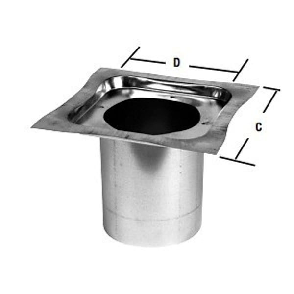 Round Vent Support, 7 in Dia