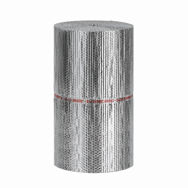 Bubble Wrap Insulation, 24 in W, 50 ft L, 5/16 in THK