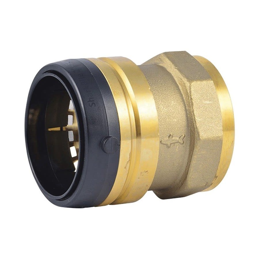 Adapter, 2 in, Push x FNPT, Brass