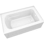 Hillsboro 60" Three Wall Alcove Acrylic Soaking Tub with Right Drain