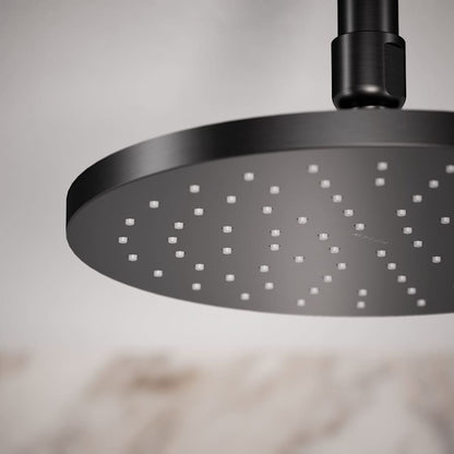 Contemporary Round 8" Single Function 2.5 GPM Rainhead with MasterClean Sprayface and Katalyst Air-Induction Technology