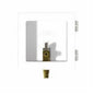 Ice Maker Box With Copper Sweat Valves, 1/2 in, C x 1/4 in Comp, Plastic, White