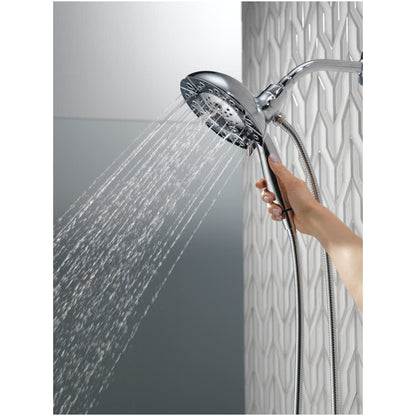 In2ition 2.5 GPM Multi Function Shower Head with Touch-Clean, MagnaTite, and H2Okinetic Technology