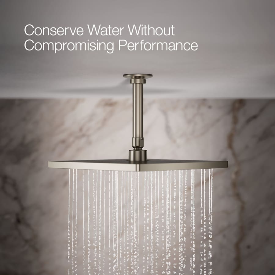 Honesty Square 10" Single Function 1.75 GPM Rainhead with MasterClean Sprayface