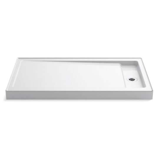 Bellwether 60" x 34" Single Threshold Shower Base with Recessed Right Drain