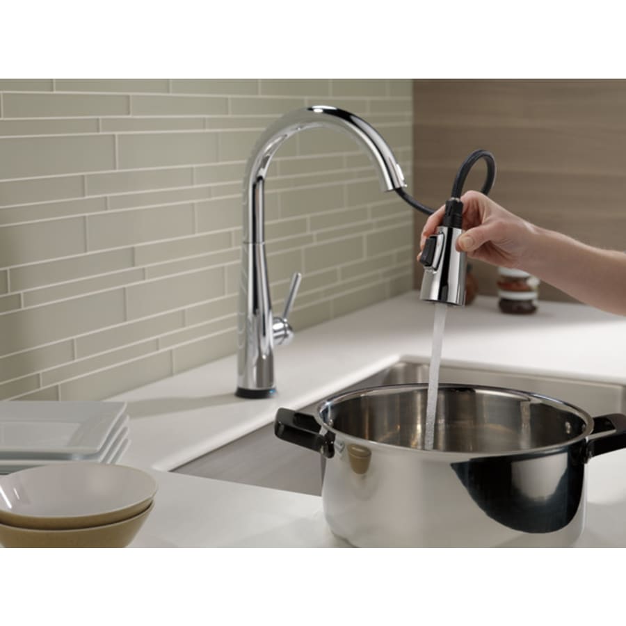 Essa VoiceIQ Voice Activated Pull Down Kitchen Faucet with On / Off Touch Activation and Magnetic Docking Spray Head