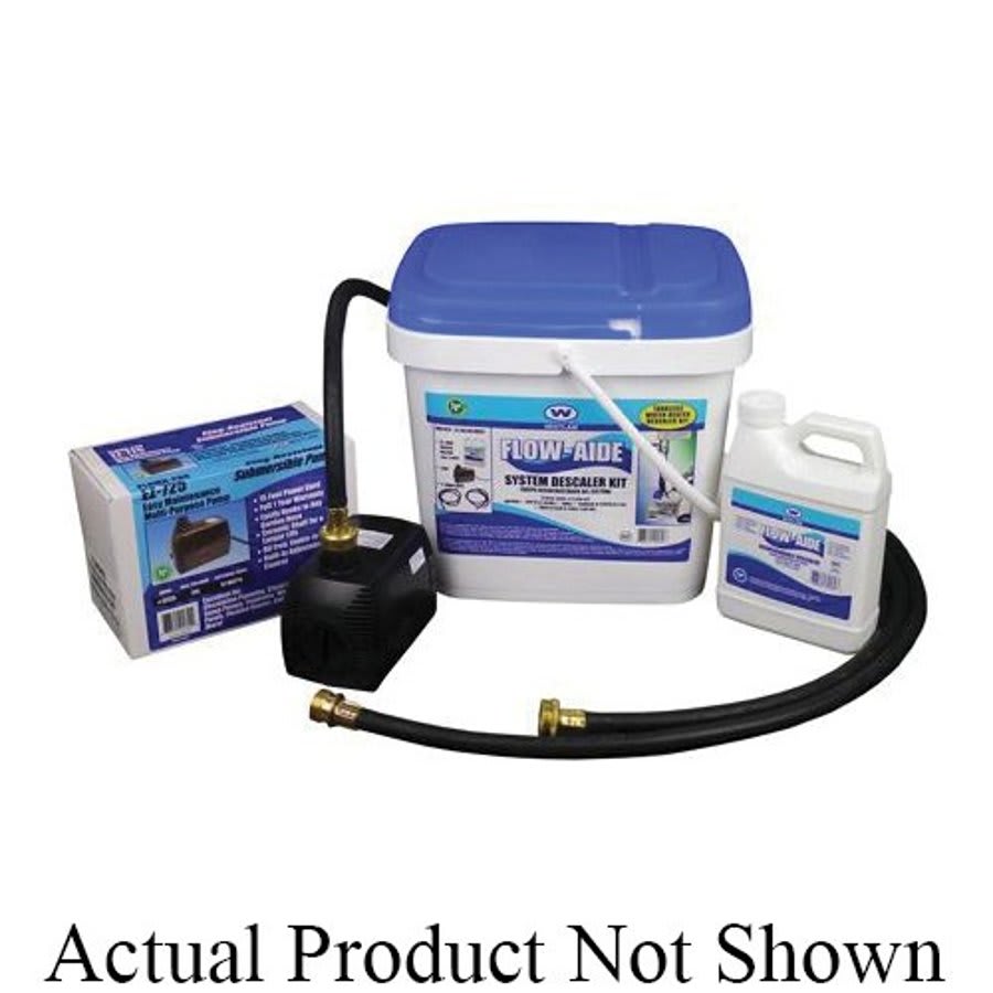 FLOW-AIDE System Descaler Kit, Liquid, Yellow, Citrus