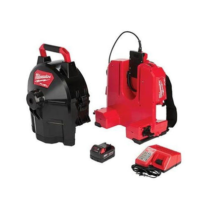 M18 FUEL™ Kit Cordless Drain Gun Kit, 1-1/4 to 4 in, Drain Line, 100 ft Max Run, 18 VDC, HDPE Drum Housing