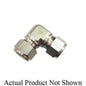 CBC-Lok® DELU 90 deg Double Ferrule Union Elbow, 1/4 in, Tube, Brass