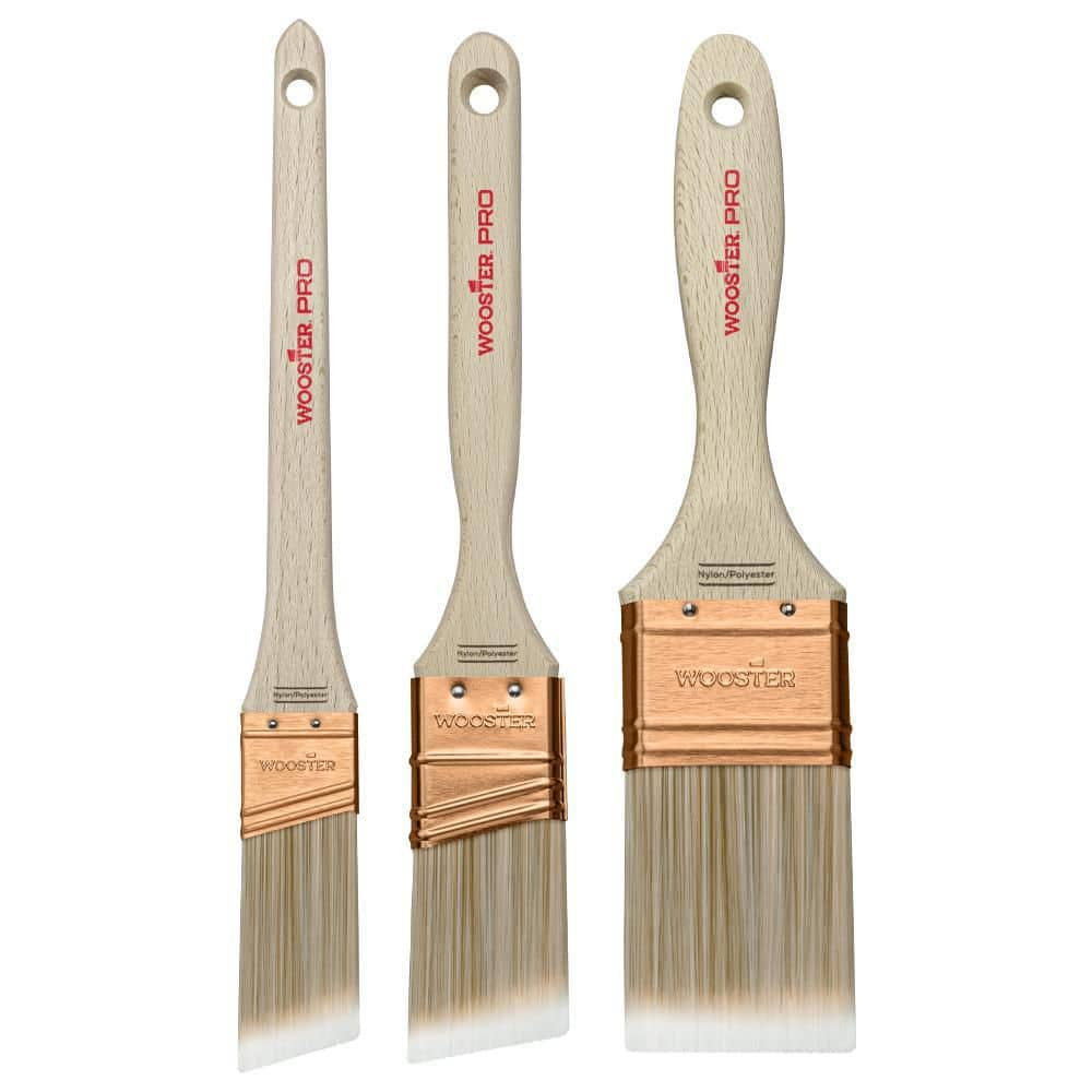 1 in. Pro Thin Angle Sash, 1-1/2 in. Angle Sash, 2 in. Multisize Brush Pack (3-Pack)