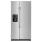 33" Width 21.4 cu. ft. Side by Side Refrigerator in Stainless Steel
