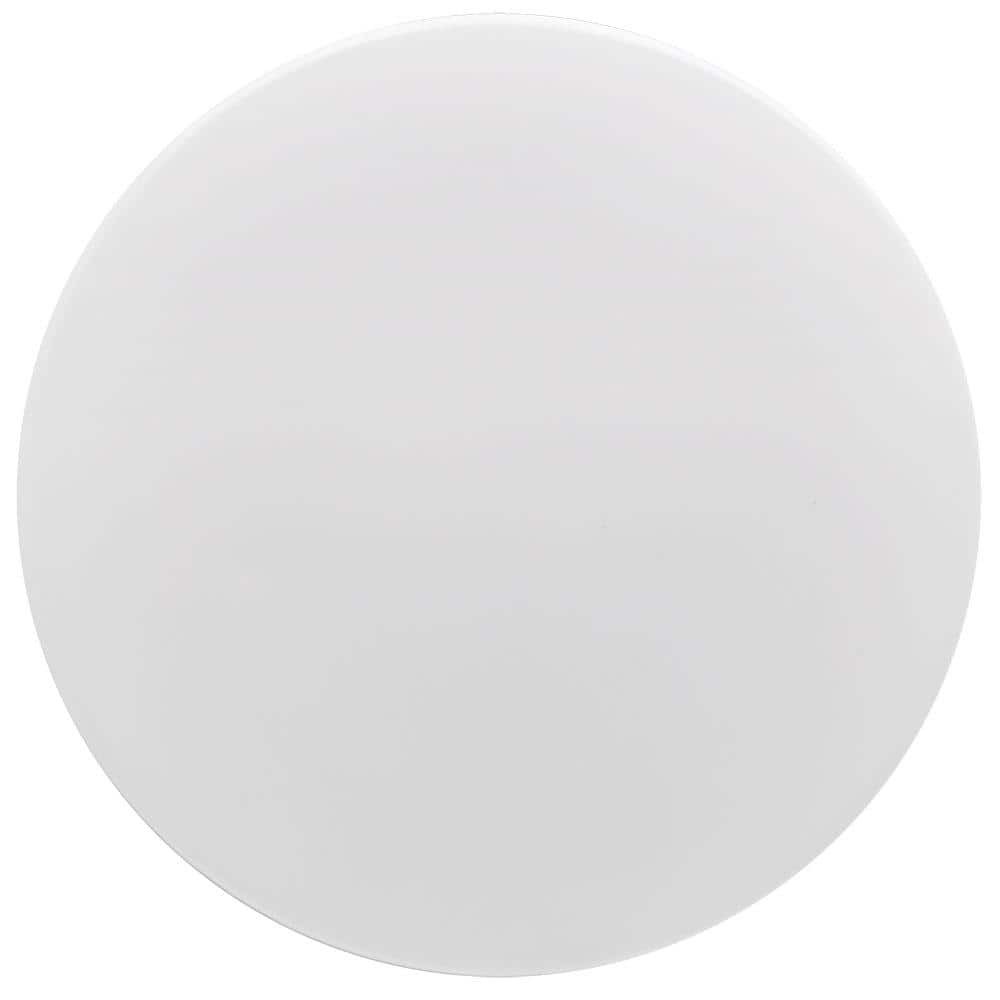 7 in. White Round Closet Light LED Flush Mount Ceiling Light 810 Lumens 4000K Bright White Bathroom Light Laundry Room