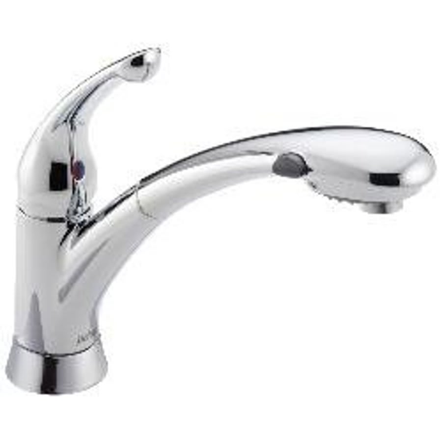 Signature™ Kitchen Faucet, Deck Mount, ADA, 1 Lever Handle, 1 or 3-Hole, Chrome