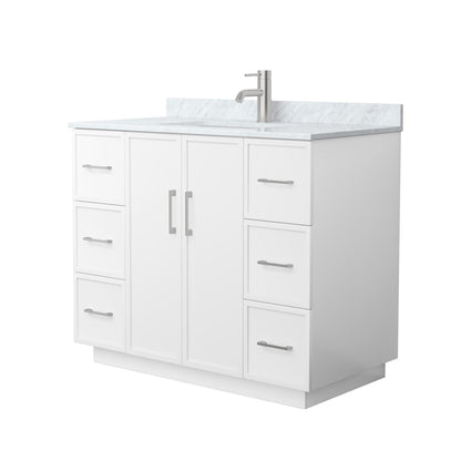 Elan Single Bathroom Vanity with Toe Kick - 42W x 35H x 22D