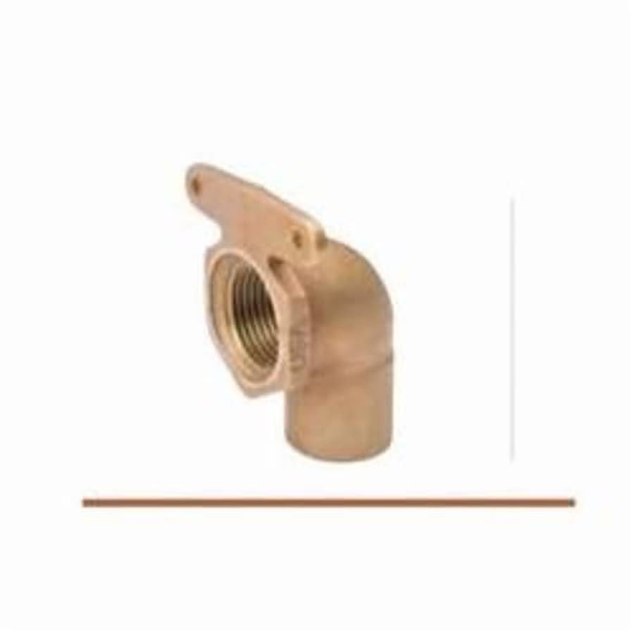 Hi Ear 90 deg Elbow, 1/2 in, C x FNPT, Copper