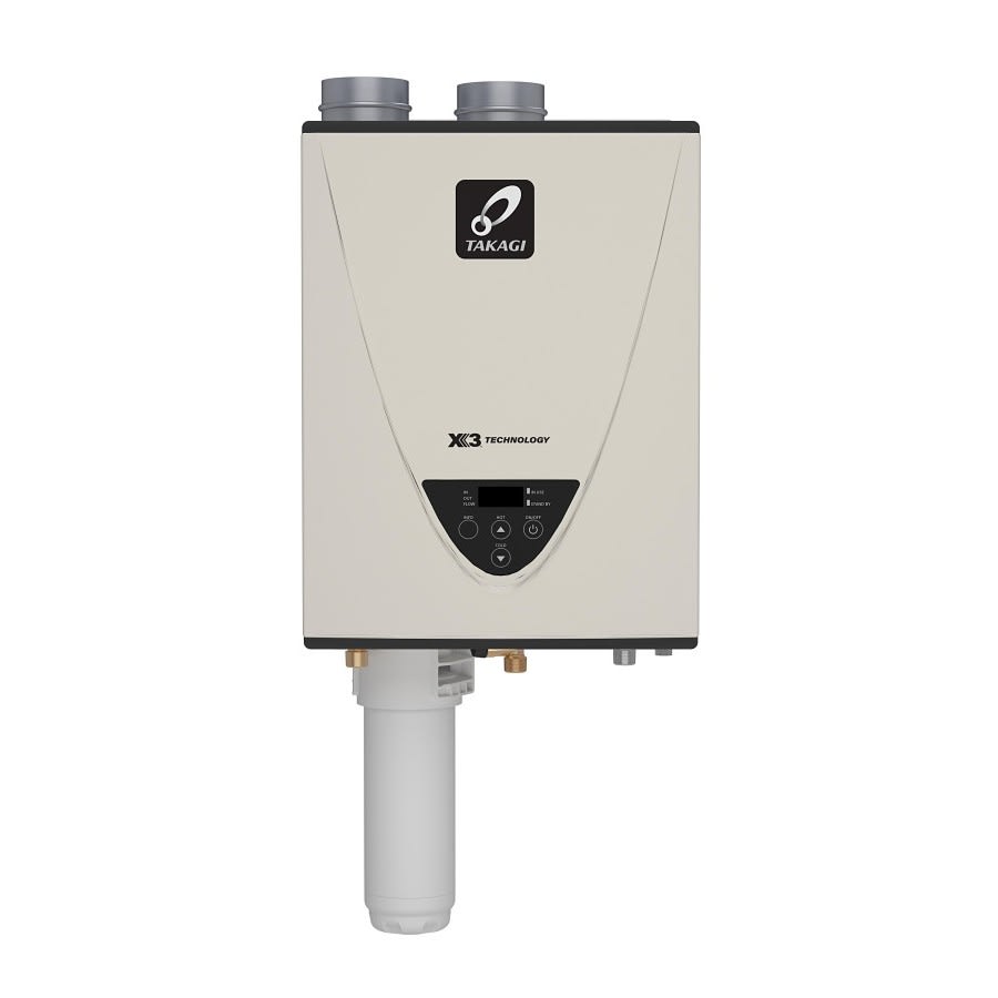 Condensing Tankless Water Heater, 199 Kbtu/hr, Natural Gas, Outdoor, Ultra Low NOx, 0.95 EF