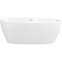 Cornwall 67" Free Standing Acrylic Soaking Tub with Center Drain, Drain Assembly, and Overflow