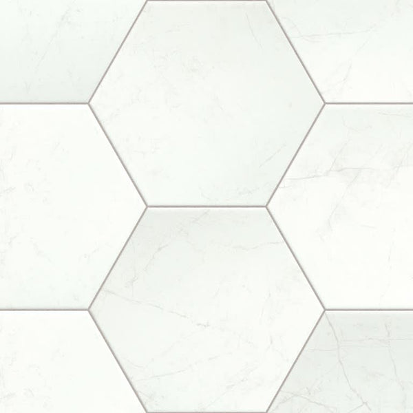 STERLINA HEX WHITE MT 8X10