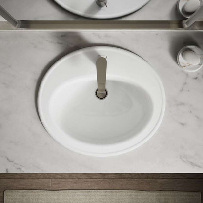 Pennington 20-1/4" Drop In Bathroom Sink with 1 Hole Drilled and Overflow