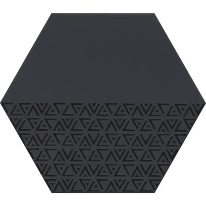 RHYTHM HEX PATTERN BLACK 11X13