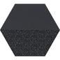 RHYTHM HEX PATTERN BLACK 11X13