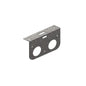 Dual Line Support Bracket, 25 lb, Cold Rolled Steel, Galvanized