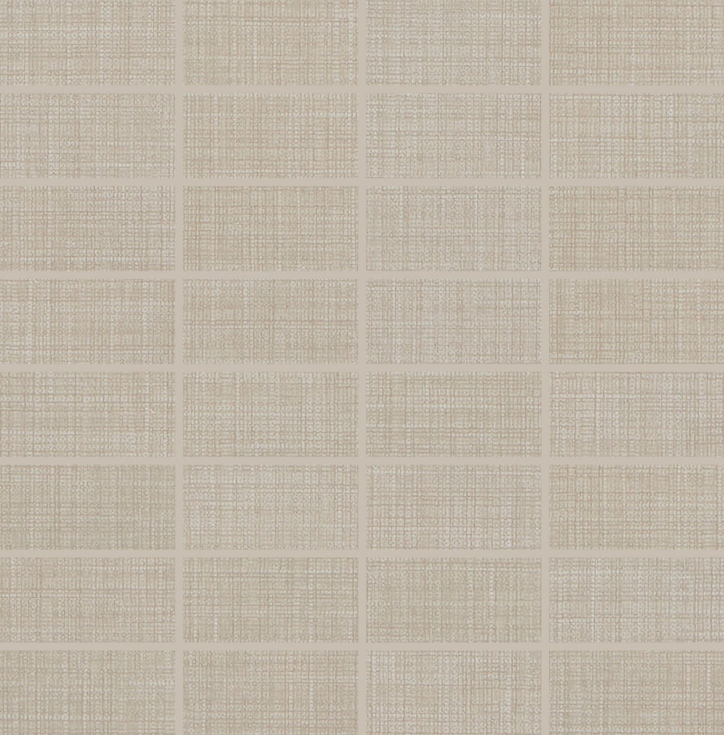 Fabric Art Modern Textile Taupe Straight Joint 1X3 Matte