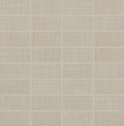 Fabric Art Modern Textile Taupe Straight Joint 1X3 Matte