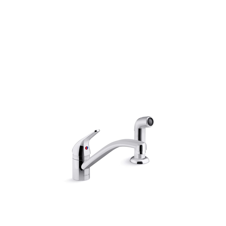 Jolt 1.5 GPM Single Hole Kitchen Faucet - Includes Side Spray Escutcheon