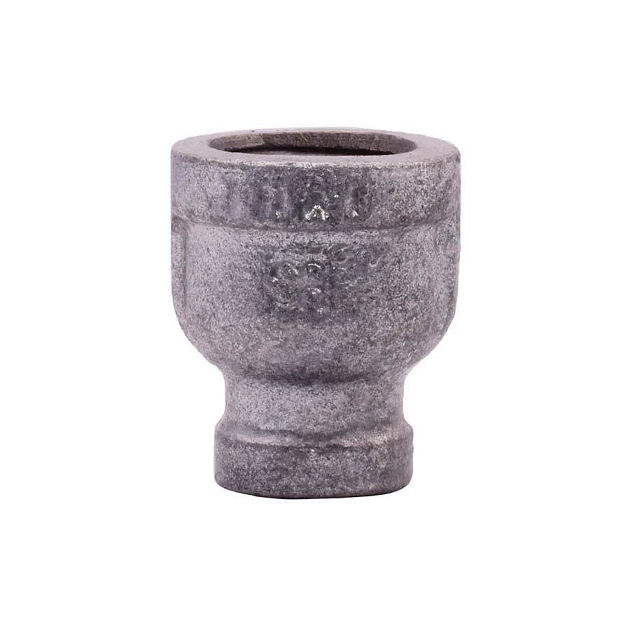 Reducer Coupling, 1-1/2 x 1-1/4 in, FNPT, 150 lb, Malleable Iron, Galvanized