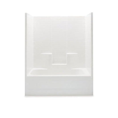 Everyday 1-Piece Tub & Shower, 72 x 60 in, Right Hand Drain, White
