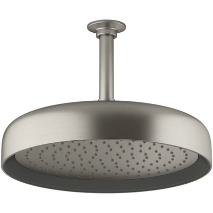 Statement 2.5 GPM Single Function Rain Shower Head with MasterClean Sprayface and Katalyst Air Induction Technology