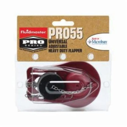 Pro Series® Universal Adjustable Flapper With Microban® Blended Vinyl, Red