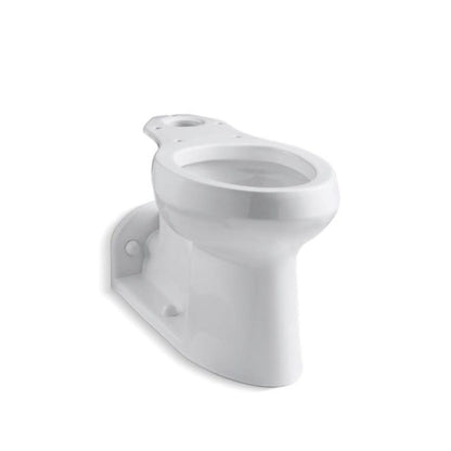 Barrington™ Toilet Bowl, Floor Mount, 12 in Rough, Elongated, White