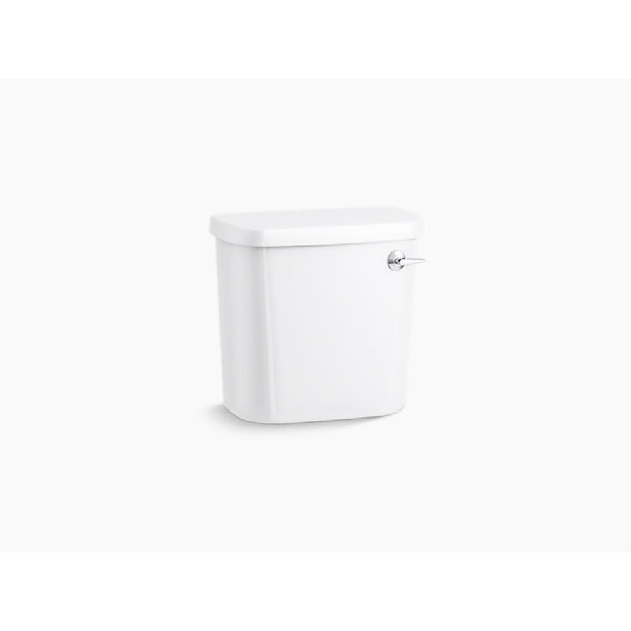 Windham™ Toilet Tank, Bowl Mount, 12 in Rough, Right Hand Lever, 1.28 gpf, White