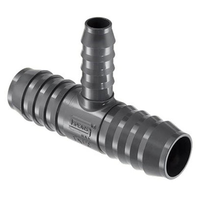 Tee, 1 x 3/4 in, Insert, PVC