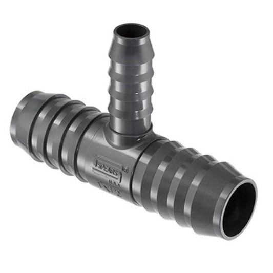Tee, 1 x 3/4 in, Insert, PVC