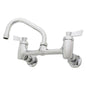 Utility Sink Faucet, Wall Mount, ADA, Lever Handle, Polished Chrome