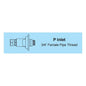 Wall Hydrant, 3/4 in Inlet, FNPT, Polished Chrome