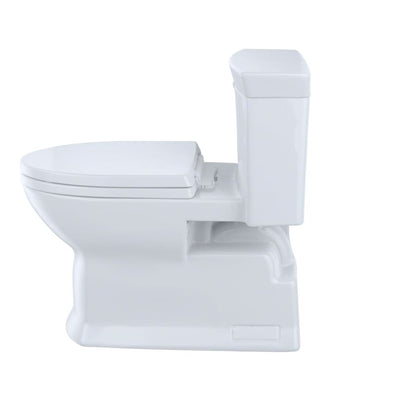 Eco Soiree One Piece Elongated 1.28 GPF ADA Toilet with Double Cyclone Flush System and CeFiONtect - Soft Close Seat Included