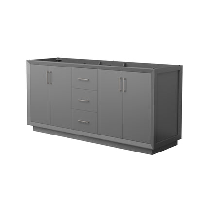 Strada Double Bathroom Vanity - 71W x 34.25H x 21.75D
