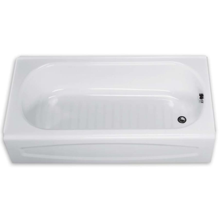 New Salem 60" Enameled Steel Soaking Bathtub with Right Hand Drain